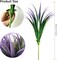 8-Pack Outdoor Artificial Tall Grass Plants – UV-Resistant Faux Tropical Bushes for Patio, Planters, Front Door, Porch, Garden Décor (All-Season Plastic Greenery & Shrubs)